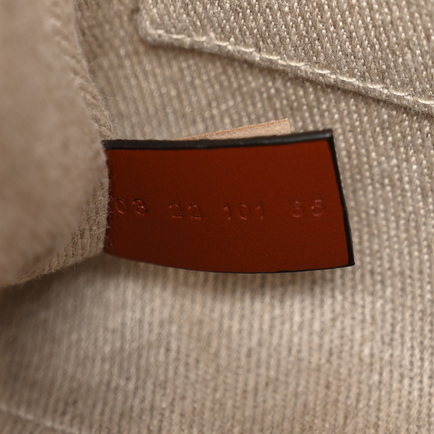 Cotton Calfskin Small Woody Ribbon Tote White Brown