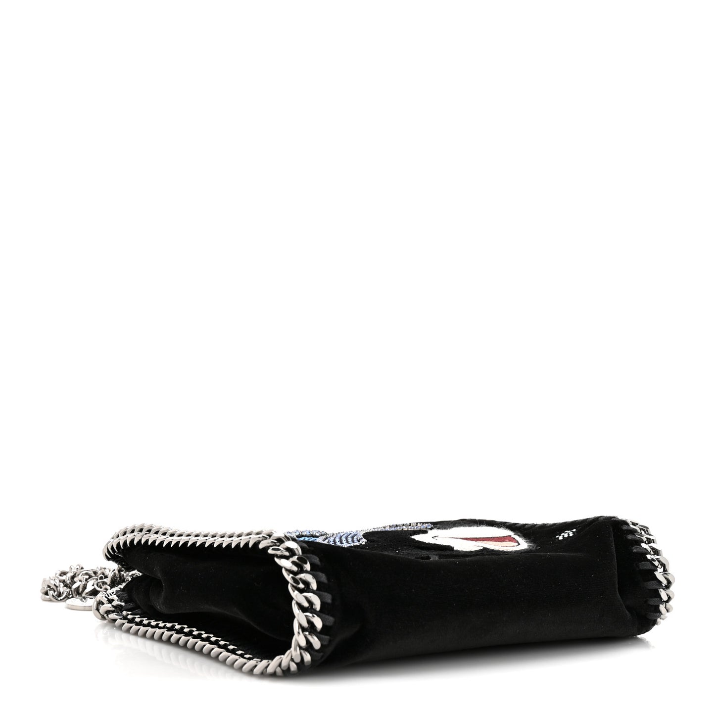 X DISNEY Shaggy Deer Crystal Fantasia Tiny Falabella Tote Tote Black