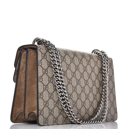Gucci GG Supreme Monogram Small Dionysus Shoulder Bag Taupe 3 of 8