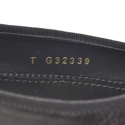 Chanel Lambskin Patent Cap Toe Ballerina Flats 38.5 Black 10 of 11