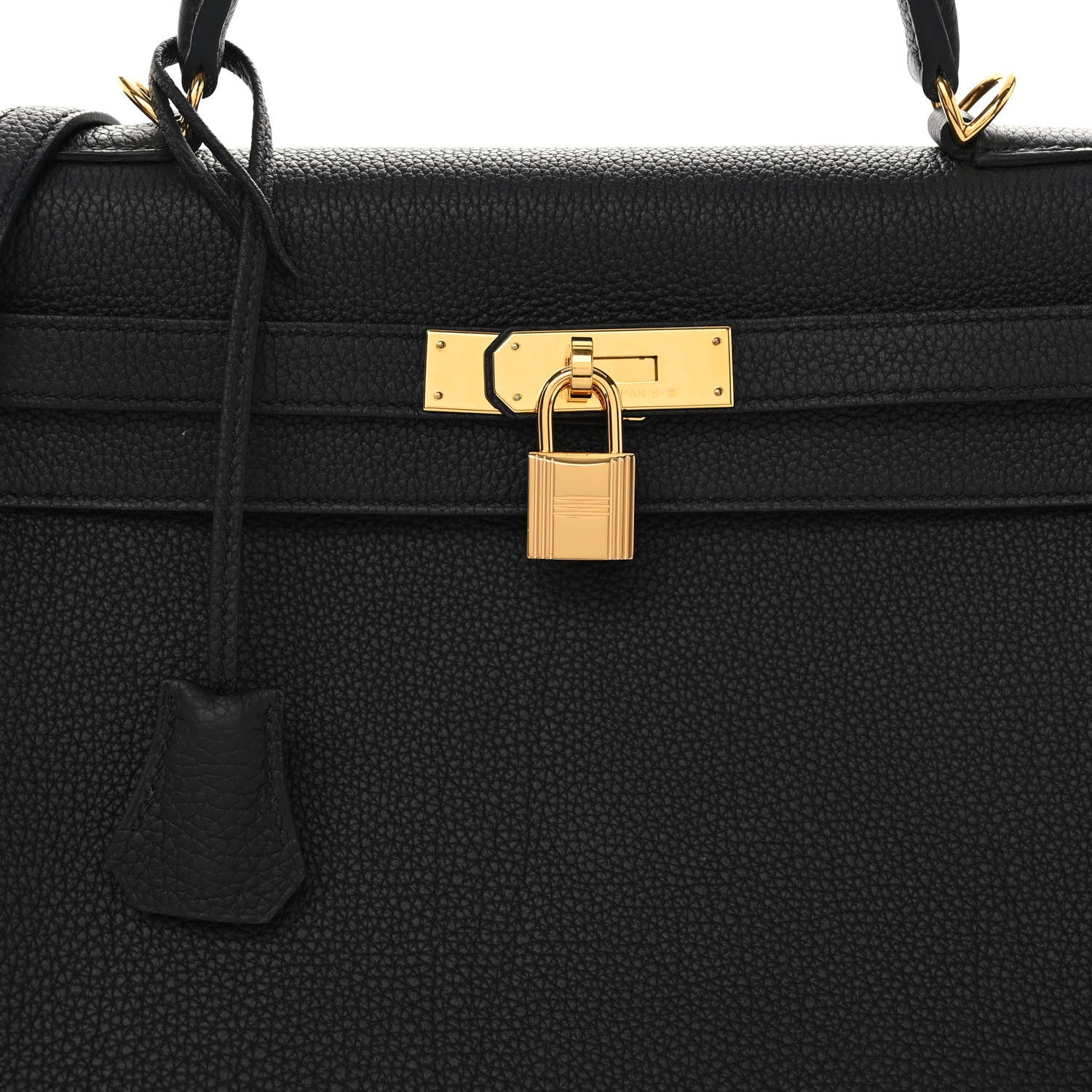 Hermes Togo Kelly Retourne 32 Black 8 of 11