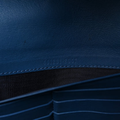 Gucci GG Supreme Monogram Blooms Mini Dionysus Chain Wallet Beige Blue Navy Vintage Blue 7 of 10