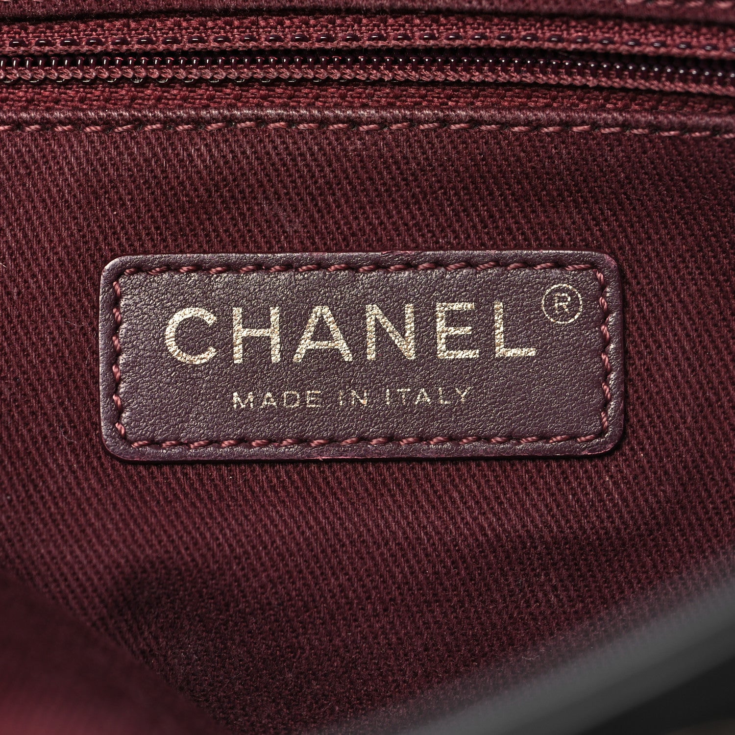 Chanel Grained Calfskin Chevron Stitched Backpack Black 6 of 12