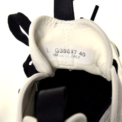 Chanel Velvet Calfskin Mixed Fibers CC Sneakers 40 Ivory 9 of 9