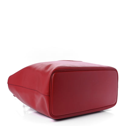 Salvatore Ferragamo Calfskin Medium Gancini Tote Red 4 of 9