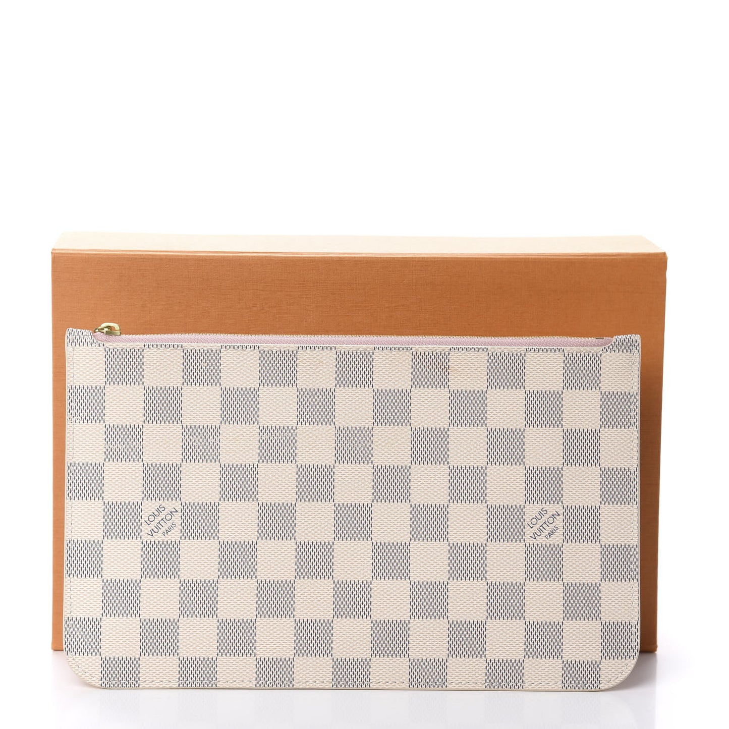 Damier Azur Neverfull MM GM Pochette Rose Ballerine