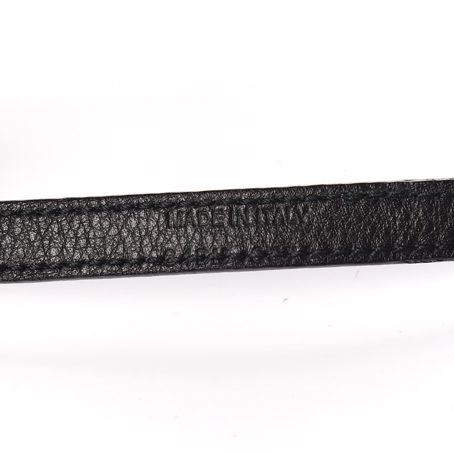 Christian Dior Calfskin Gambler Dice Belt Black 6 of 8