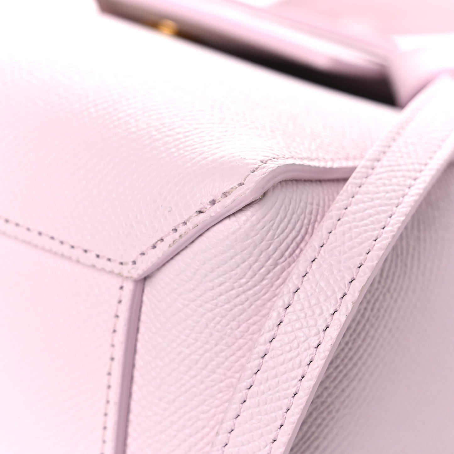 Grained Calfskin Nano Belt Bag Peony