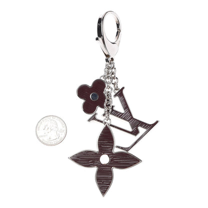 Louis Vuitton Fleur d'Epi Bag Charm Moka 2 of 5