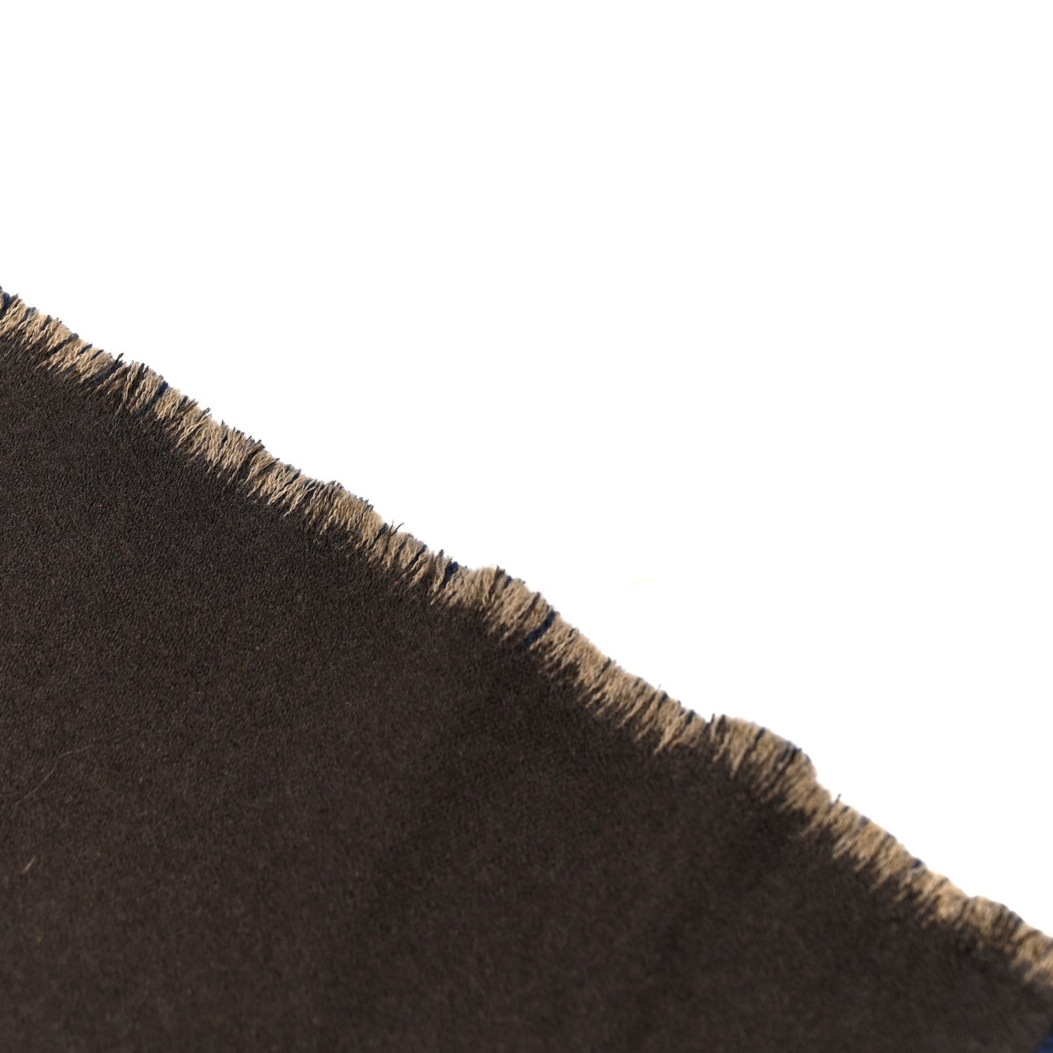 Gucci Wool Silk GG Monogram Ripon Simple Scarf Brown Blue 5 of 5