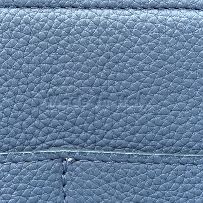 Celine Calfskin Small Tri-Fold Shoulder Bag Steel Blue 7 of 11