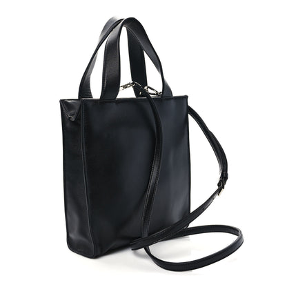 Prada Vitello Daino Mini Pocket Tote Black 3 of 8