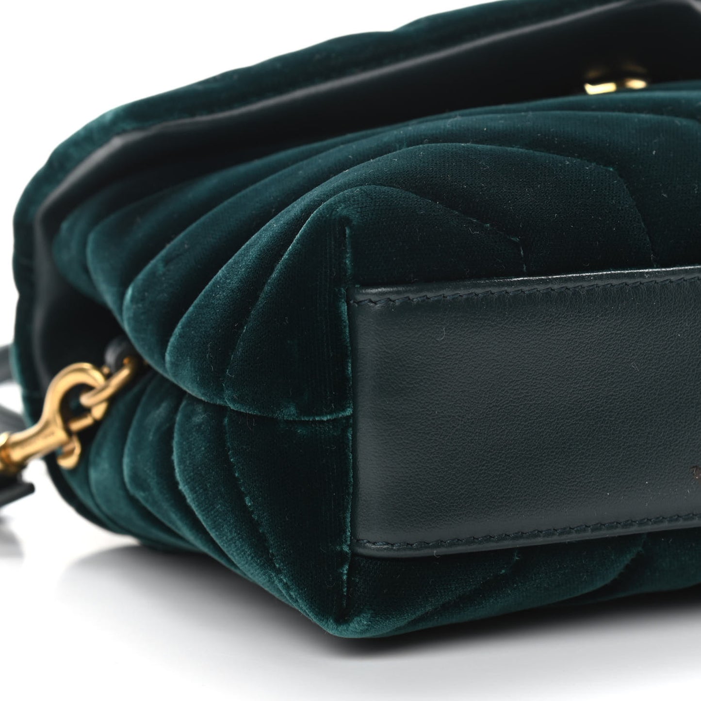 Velvet Y Quilted Monogram Toy Loulou Crossbody Bag Dark Ottanio