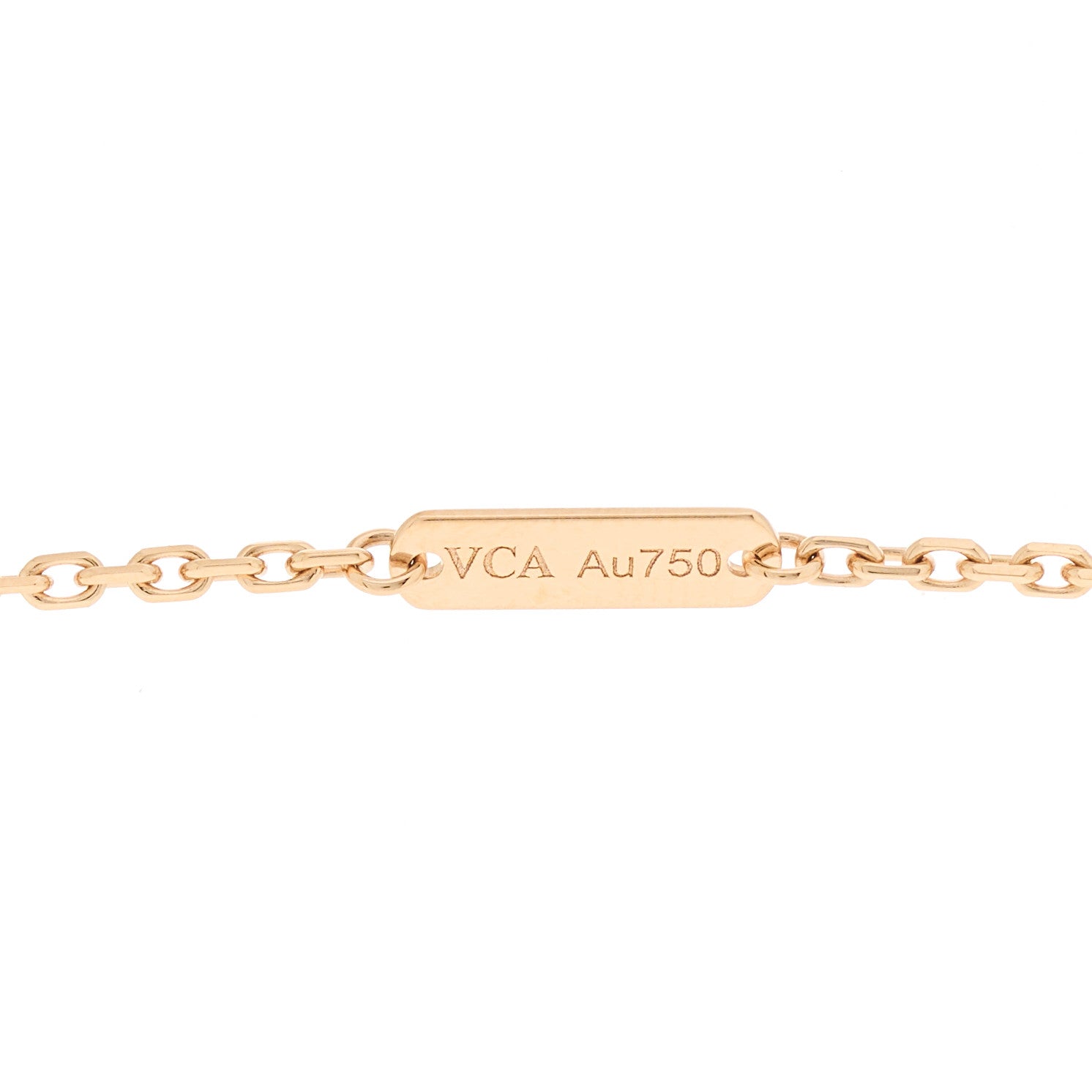 Van Cleef & Arpels 18K Rose Gold Diamond Mother of Pearl Two Butterfly Pendant Necklace 5 of 5