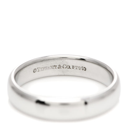 Tiffany Platinum 4.5mm Classic Wedding Band Ring 58 8.25 4 of 5