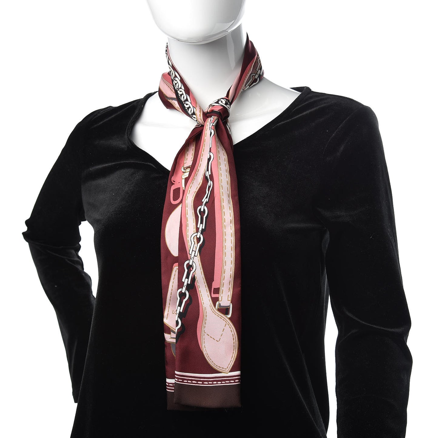 Silk Handle Me Bandeau Bordeaux