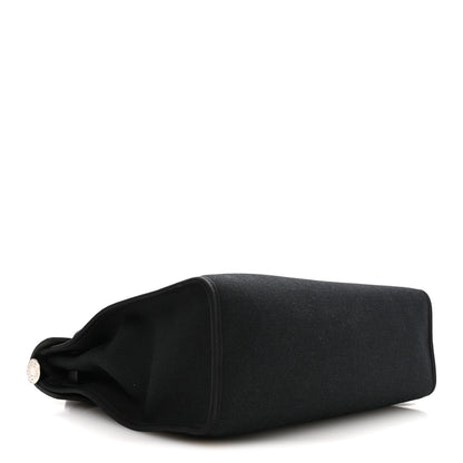Hermes Military Toile Vache Hunter Herbag Zip PM 31 Black 5 of 11