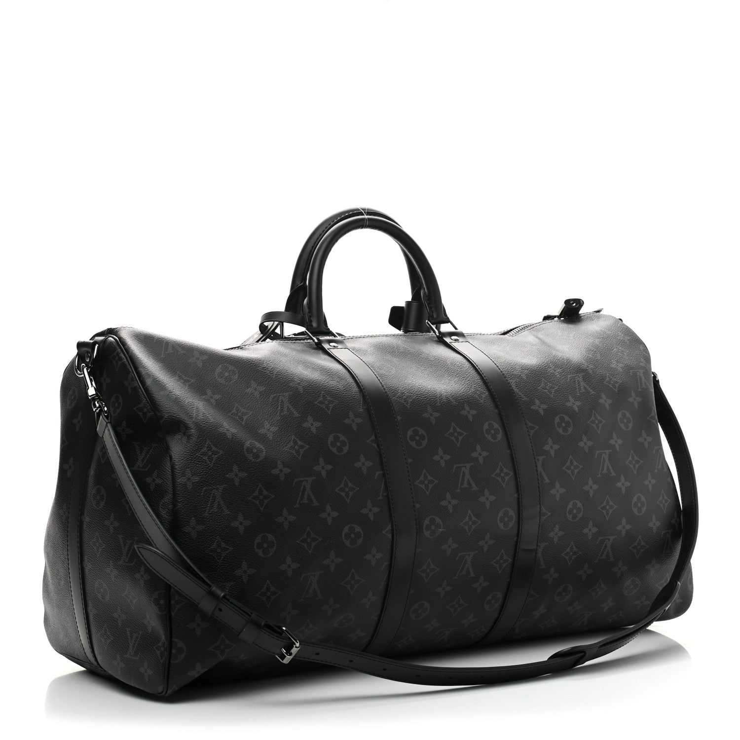 Louis Vuitton Monogram Eclipse Keepall Bandouliere 55 2 of 12