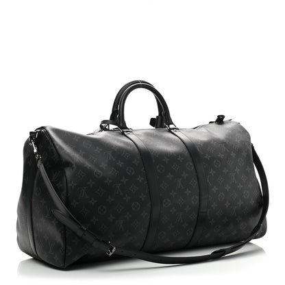 Louis Vuitton Monogram Eclipse Keepall Bandouliere 55 2 of 12