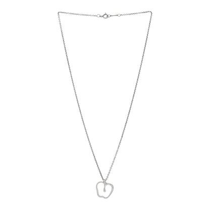 Tiffany Sterling Silver Elsa Peretti Apple Pendant Necklace 3 of 4