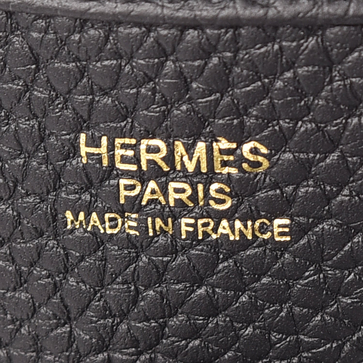 Hermes Taurillon Clemence Evelyne III PM Black 8 of 9