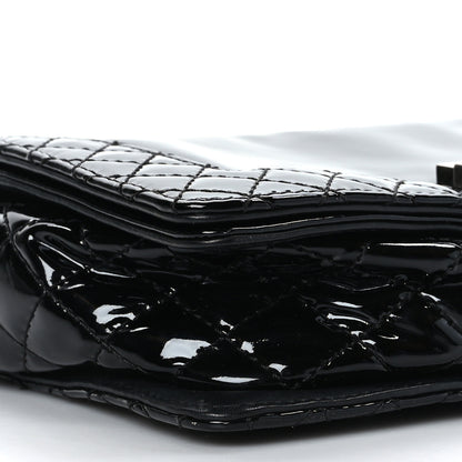 Chanel Patent New Medium Boy Reverso Flap Black 8 of 9