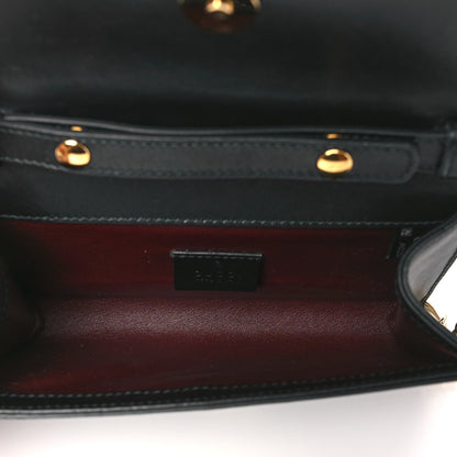 Gucci Smooth Calfskin Mini Zumi Shoulder Bag Black 5 of 10