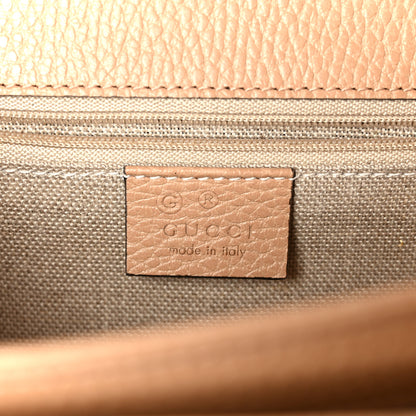 Gucci Dollar Calfskin Interlocking G Shoulder Bag Camelia 6 of 11