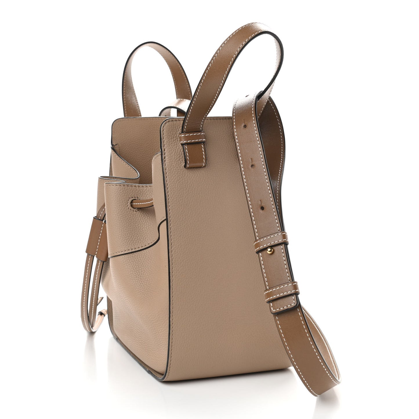 Calfskin Mini Hammock Shoulder Bag Sand Mink