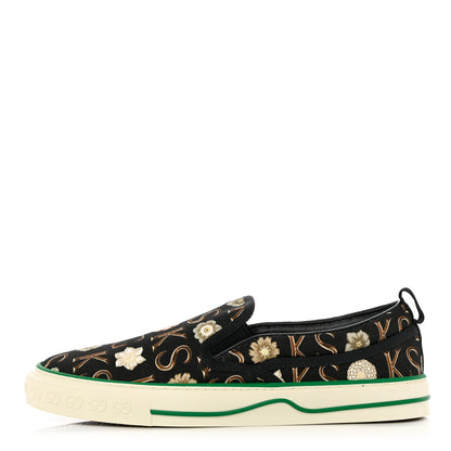Gucci X KEN SCOTT Cotton Web Floral Mens 1977 Slip-On Sneakers 7 Multicolor 1 of 7