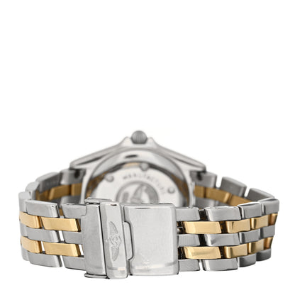 Breitling Stainless Steel 18K Yellow Gold Diamond Bezel Mother of Pearl 29mm Callistino Quartz Watch D52045 3 of 4