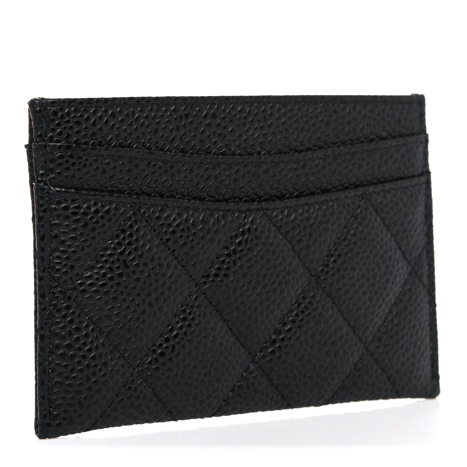 Chanel Caviar Quilted Card Holder Black 3 of 9