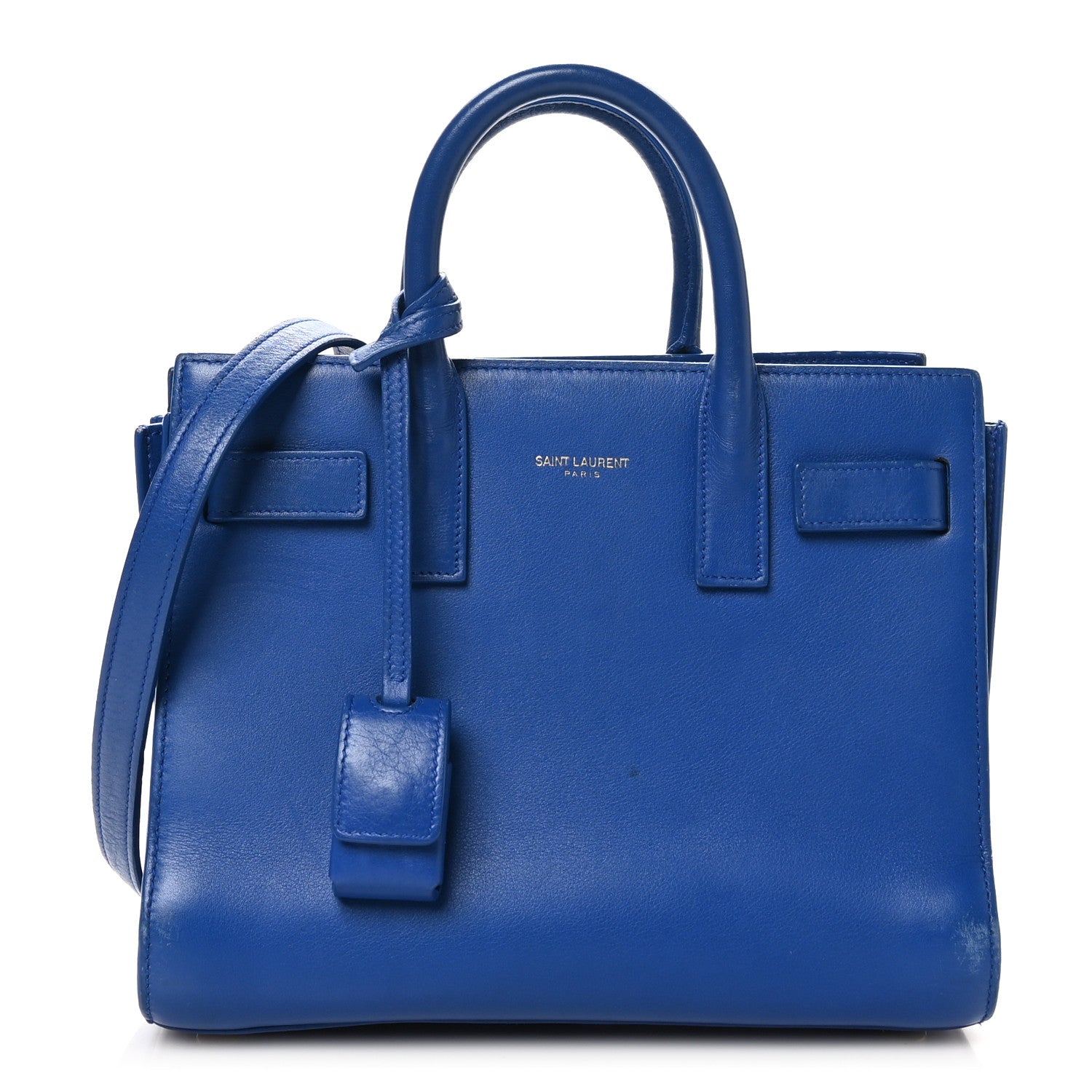 Saint Laurent Calfskin Nano Sac De Jour Royal Blue 1 of 10