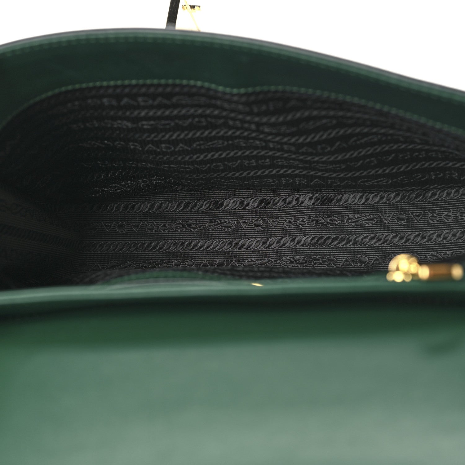 Prada Saffiano Lux Embleme Flap Shoulder Bag Mango 5 of 11