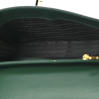 Prada Saffiano Lux Embleme Flap Shoulder Bag Mango 5 of 11