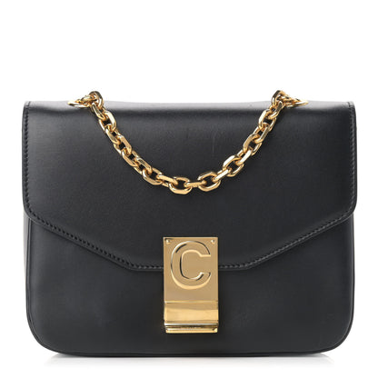Celine Shiny Calfskin Small C Bag Black 1 of 8