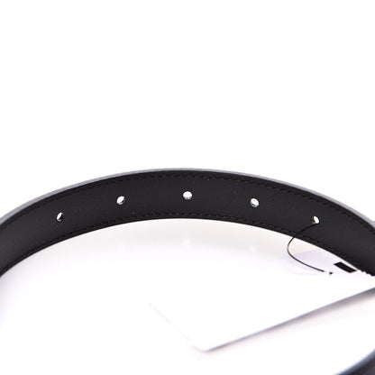 Gucci Calfskin Pearl Double G 20mm Belt 95 38 Black Cream 6 of 6