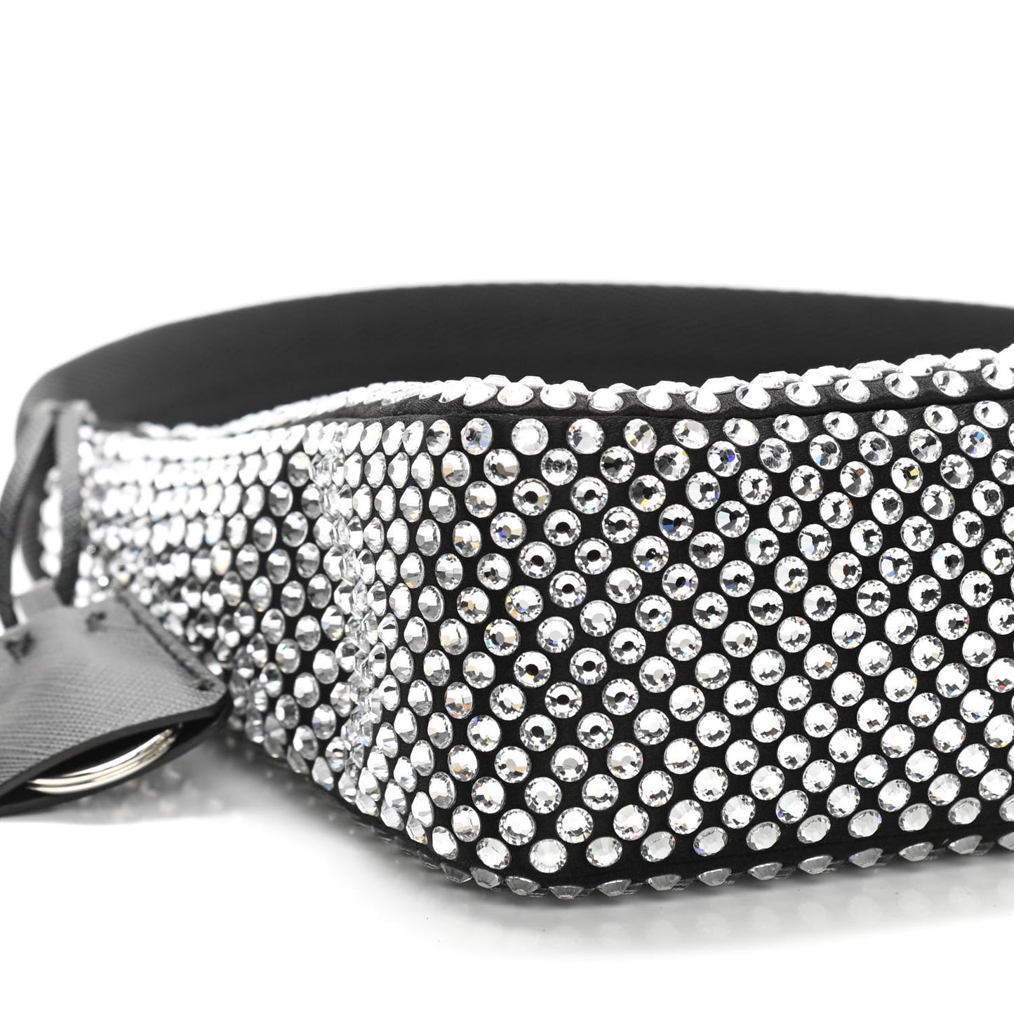 Satin Crystal Mini Re-Edition 2000 Bag Cristal