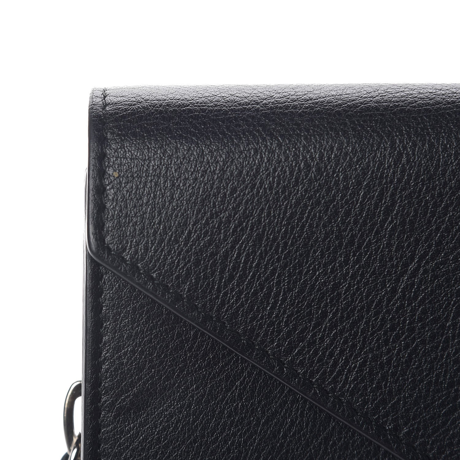 Balenciaga Calfskin Papier Money Zip Around Wallet Black 8 of 10
