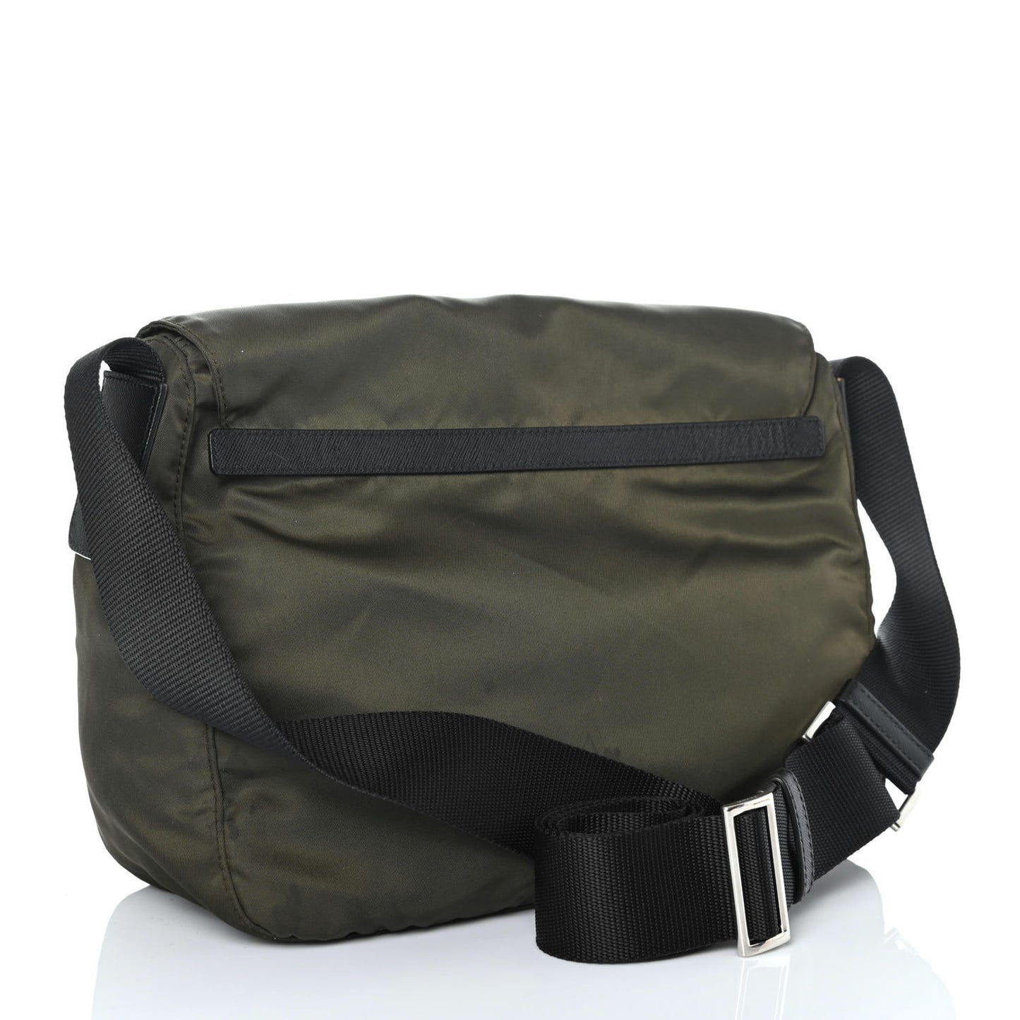 Tessuto Nylon Saffiano Messenger Bag Mimetico