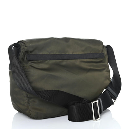 Prada Tessuto Nylon Saffiano Messenger Bag Mimetico 2 of 4