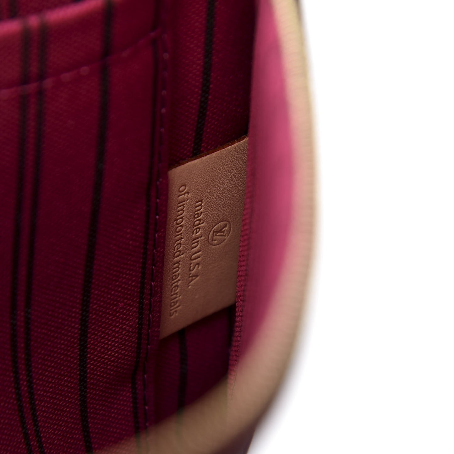 Monogram Neverfull MM GM Pochette Pivoine