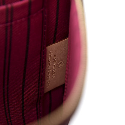 Louis Vuitton Monogram Neverfull MM GM Pochette Pivoine 9 of 9