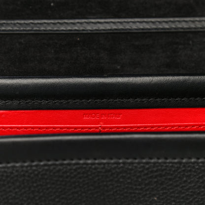 Christian Louboutin Calfskin Love RubyLou Clutch Black 6 of 14