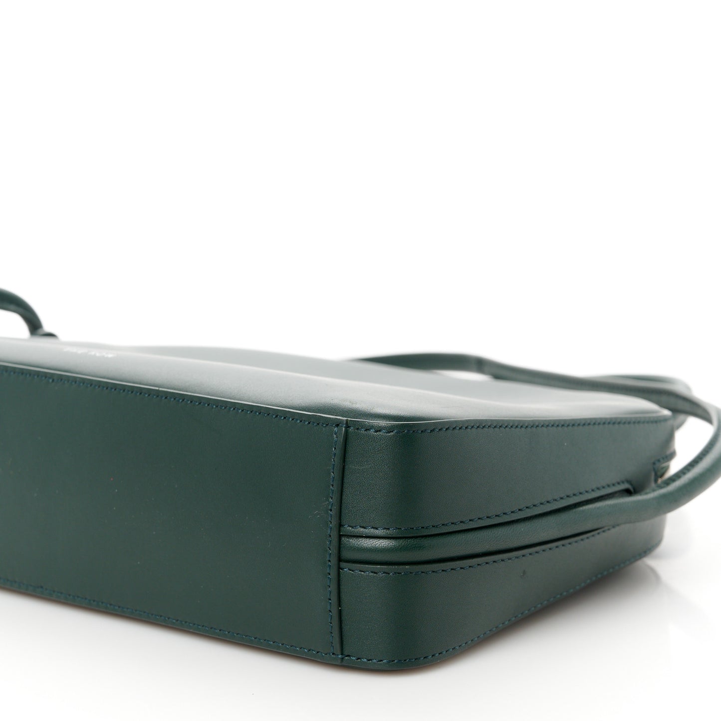 Calfskin Single Mignon Shoulder Bag Bottle Green