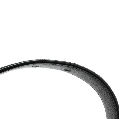 Saint Laurent Suede Monogram Square Buckle Belt 85 34 Black 7 of 7