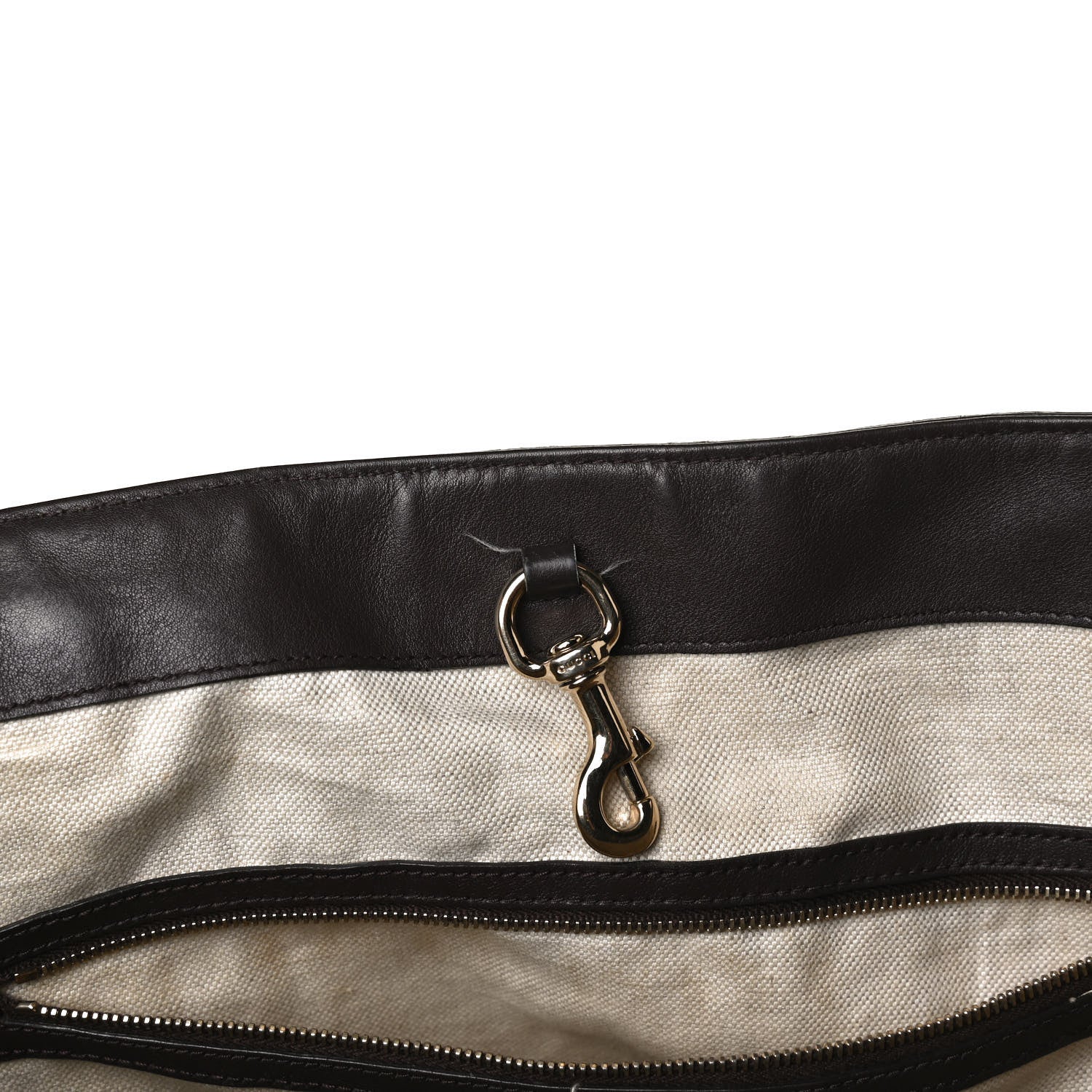 Gucci GG Supreme Monogram Medium Nice Tote Dark Brown 18 of 23