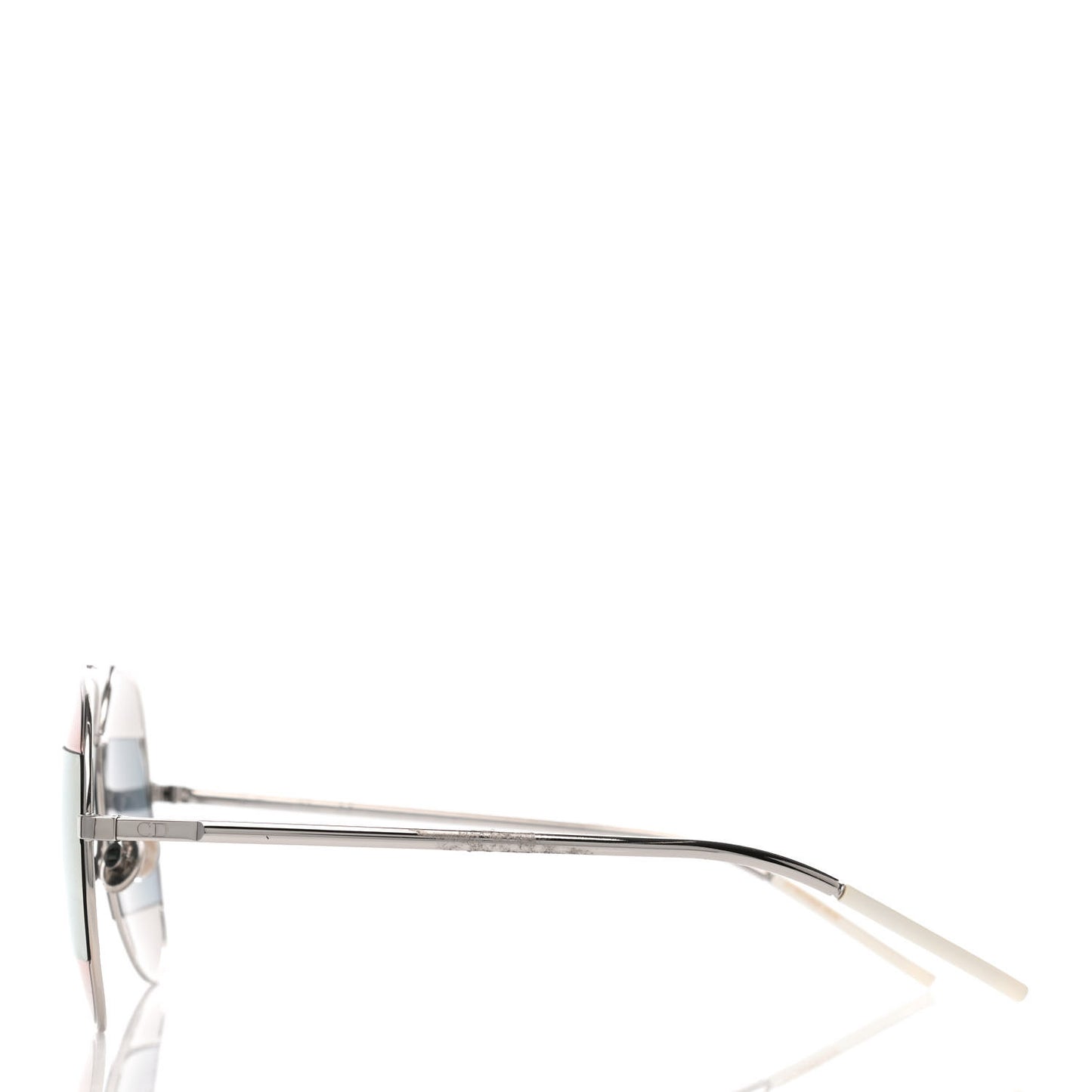 Split 1 Aviator Sunglasses Gold Silver
