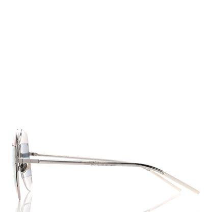 Christian Dior Split 1 Aviator Sunglasses Gold Silver 3 of 4