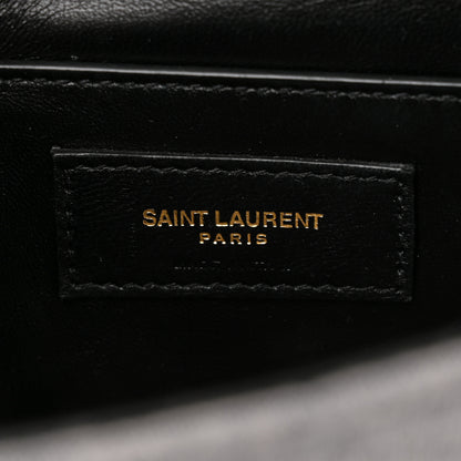 Saint Laurent Jersey Wool Patchwork Monogram Medium Jamie Grey 6 of 11